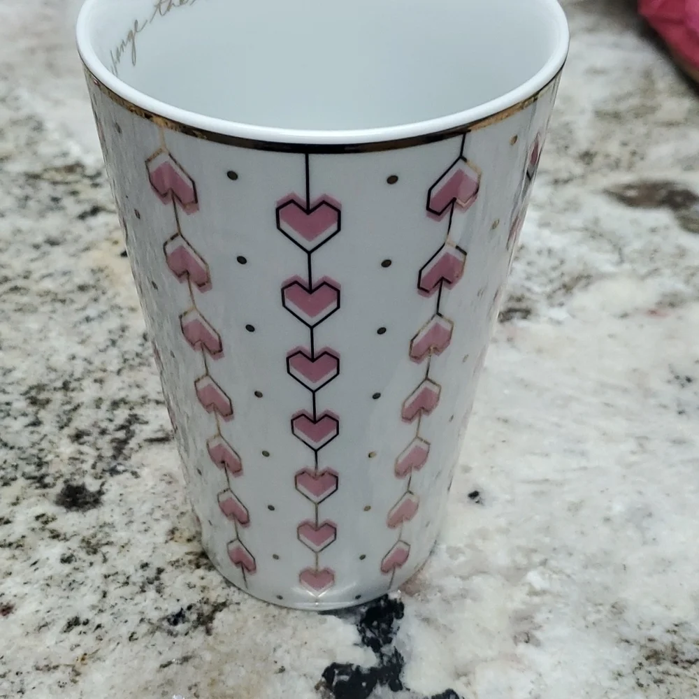 We change the world heart mug Valentines  Me to We